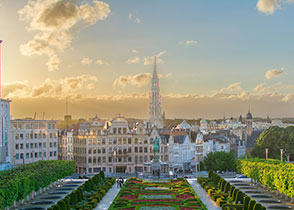 Photo du Mont des Arts à Bruxelles